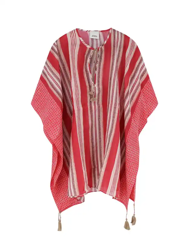 Loreliz Cotton And Silk Beach Robe Dress - Isabel Marant
