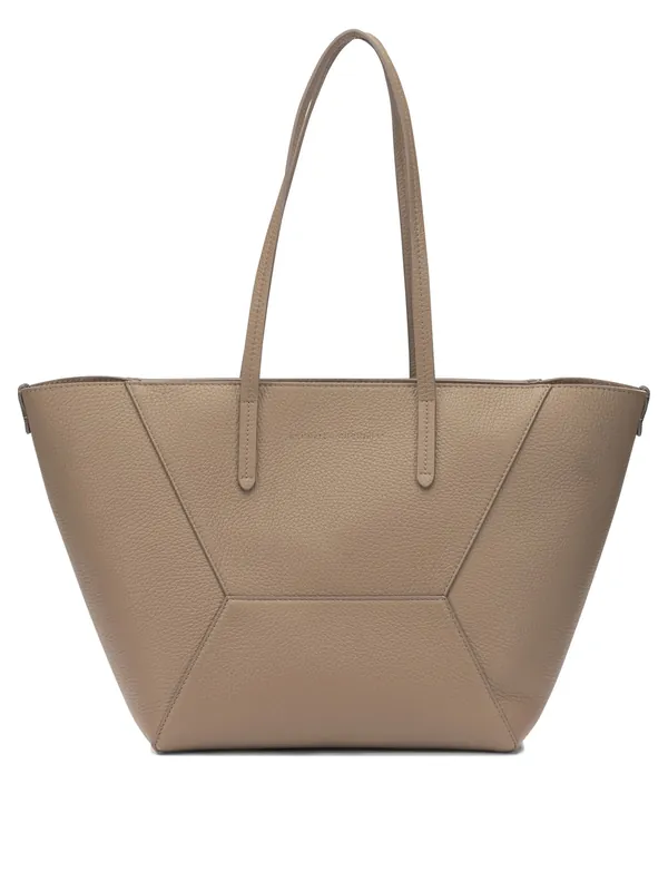 Bc Duo Shoulder Bags Beige - Brunello Cucinelli