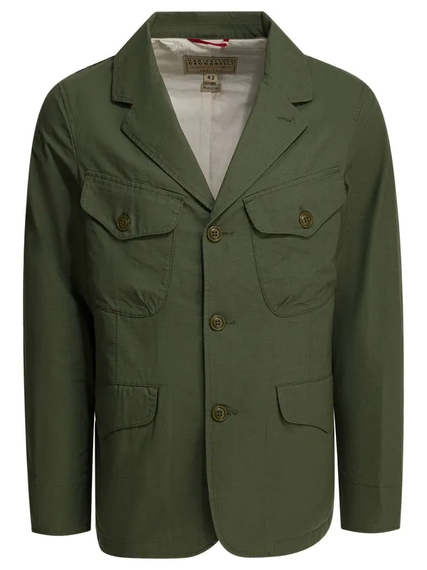 Bush Jackets And Coats Green - Manifattura Ceccarelli
