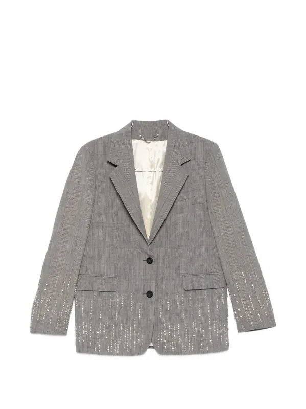 Wool Single-Breasted Jacket