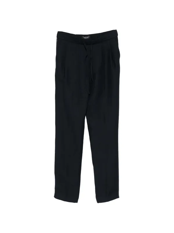 Linen Blend Trousers - Fabiana Filippi