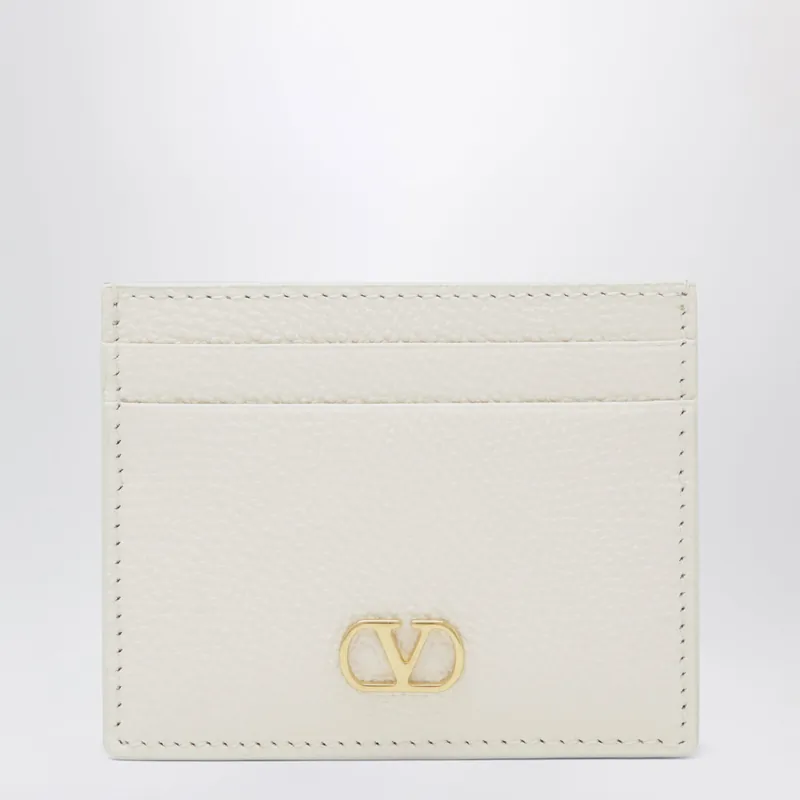 Vlogo Signature Ivory Cardholder - Valentino Garavani