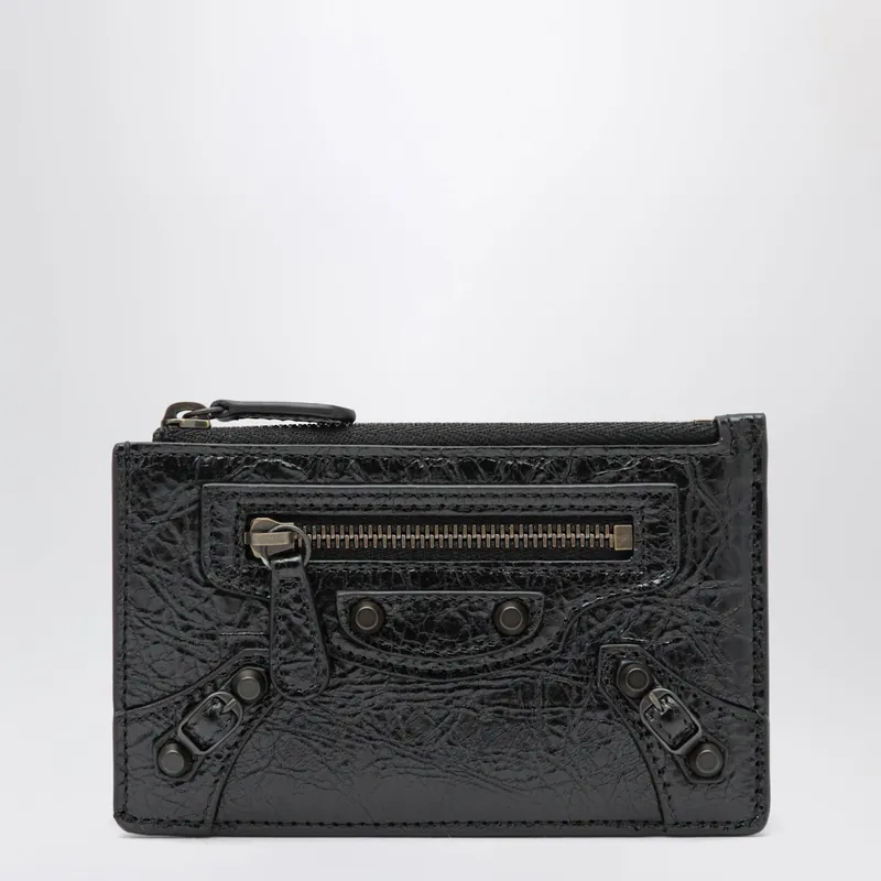Black Le City Cardholder With Coin Pocket - Balenciaga