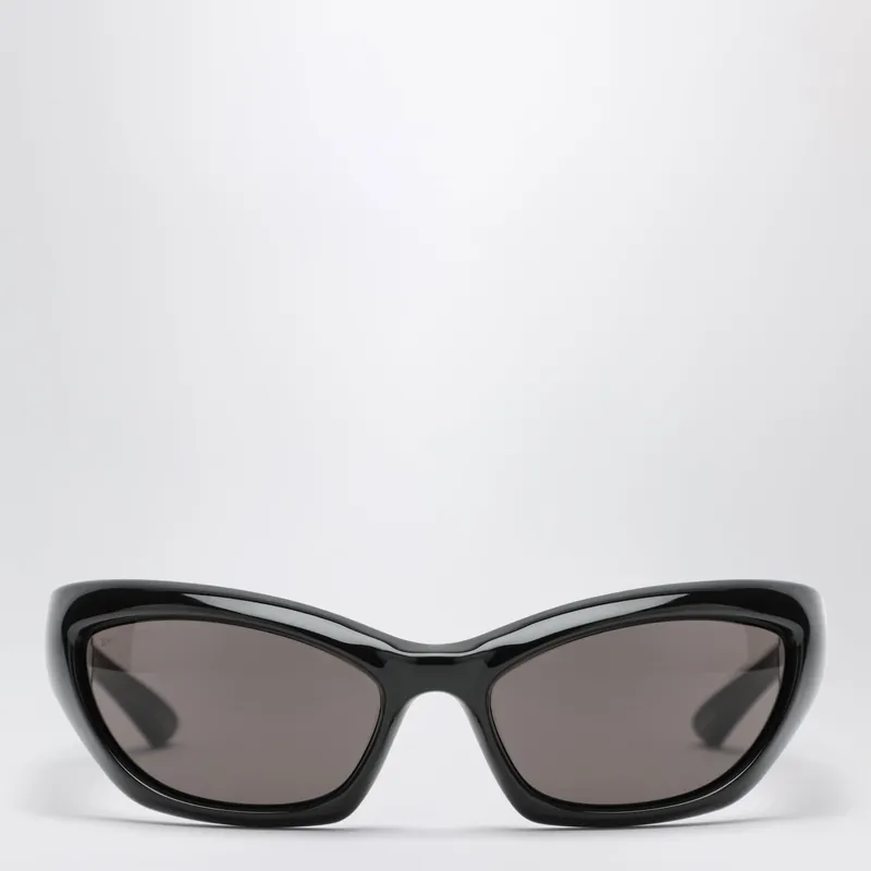 Black Sunglasses With Rotating Temples - Balenciaga