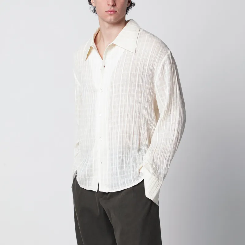Ignacio White Cotton Shirt - SéFr