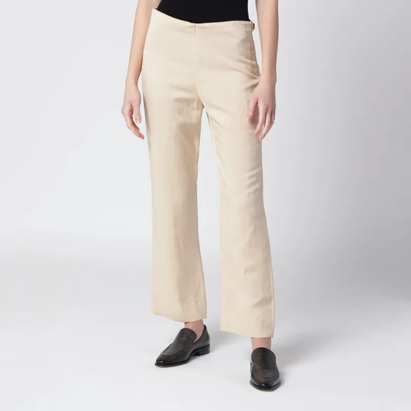 Morelia Trousers In Champagne - Blazé Milano
