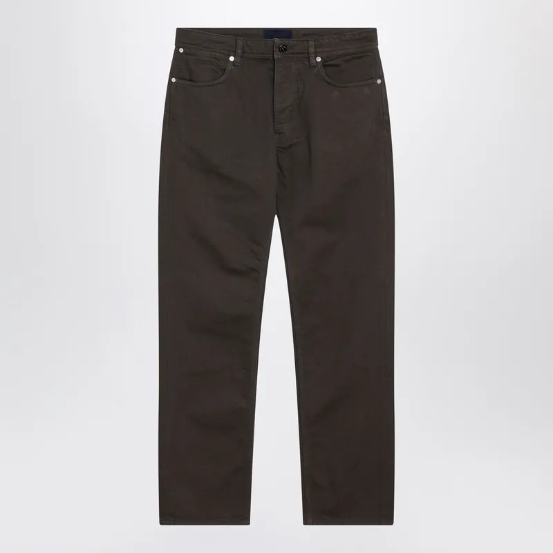 Brown Regular-Fit Jeans