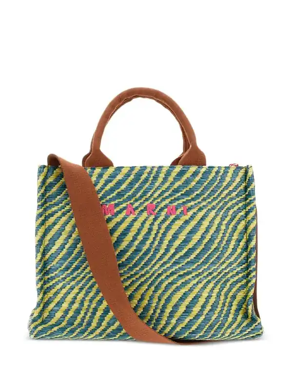 Small Tote Bag With Logo - Marni