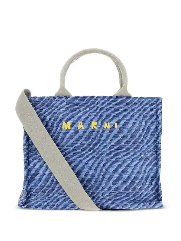 Small Tote Bag With Logo - Marni