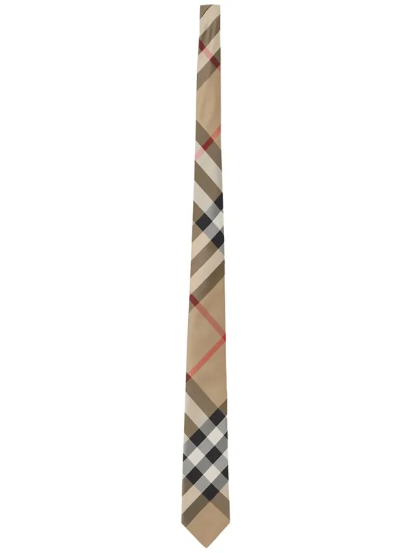 Silk "Check" Tie - Burberry