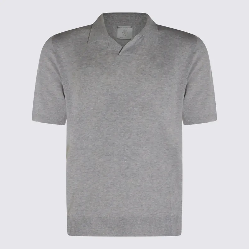T-Shirts And Polos Metallici E Grigi