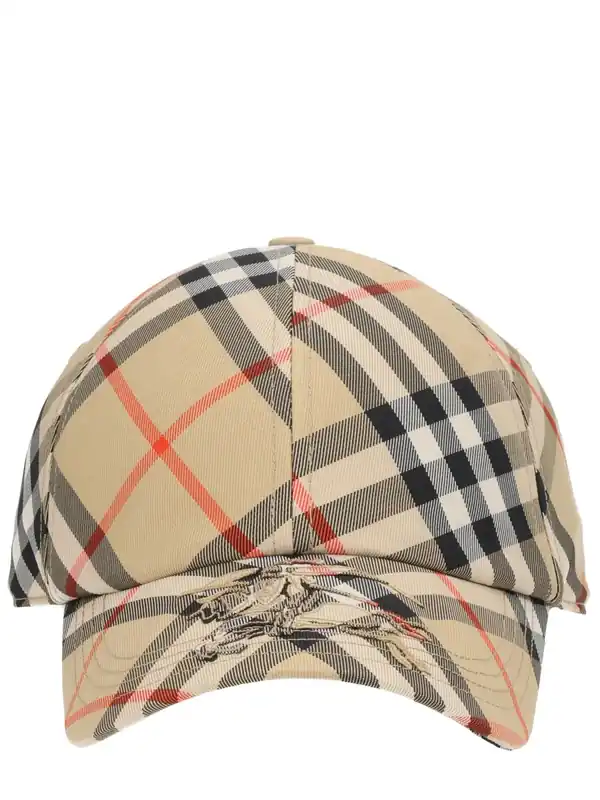 "Check" Baseball Hat - Burberry