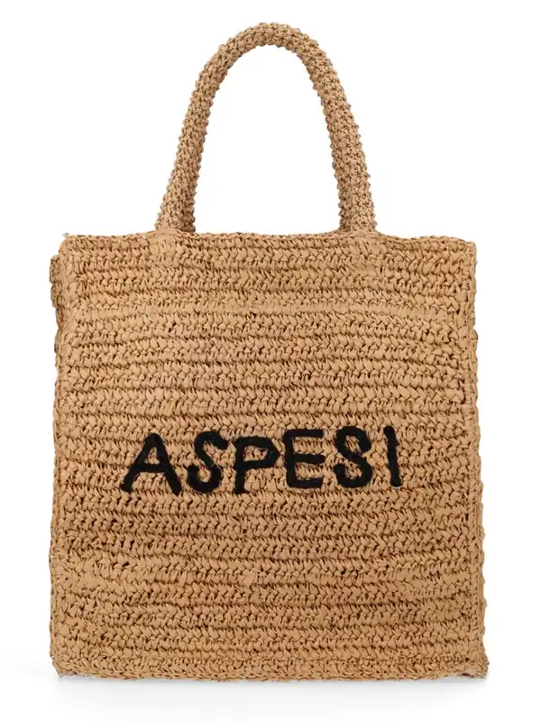 Shopper Bag With Embroidery - Aspesi
