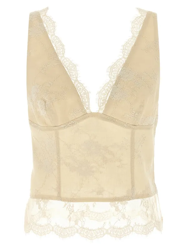 Janessa Tops Beige - Pinko