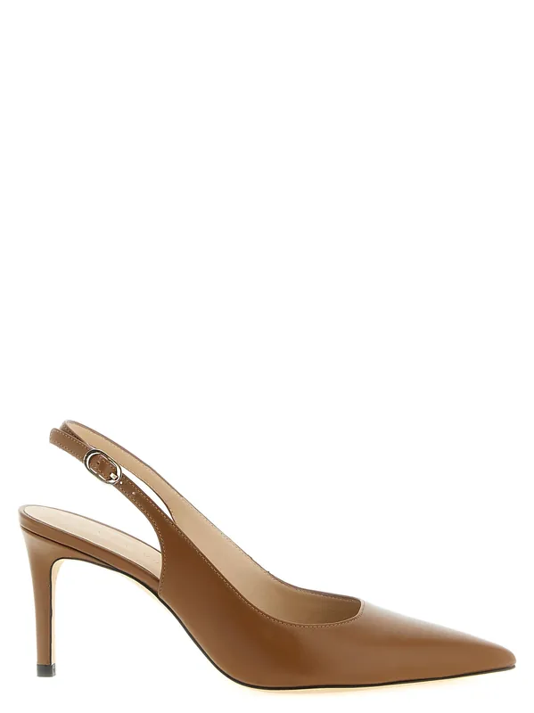 Stuart Power Pumps Brown - Stuart Weitzman