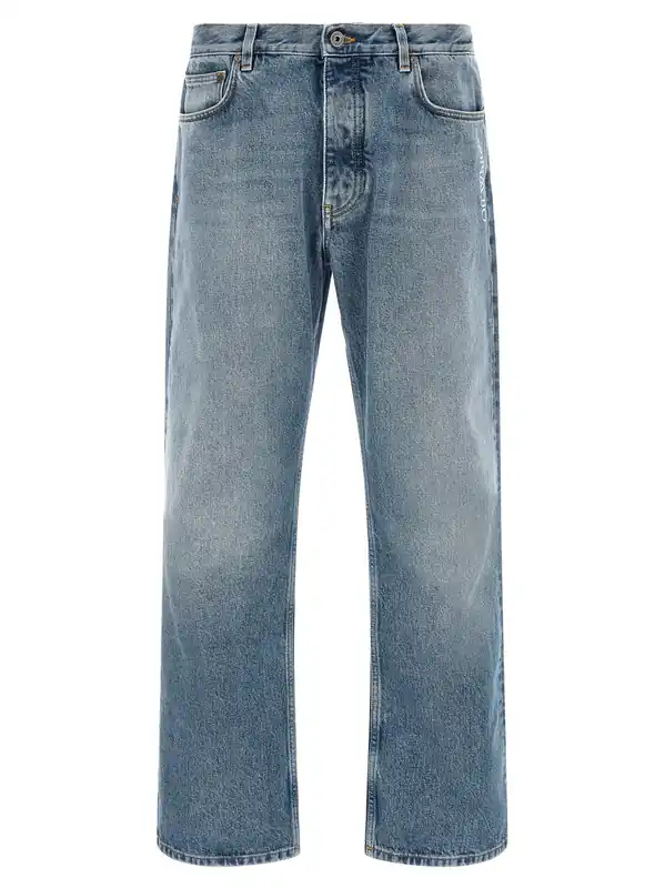 Half Arrow Jeans Light Blue - Off-White
