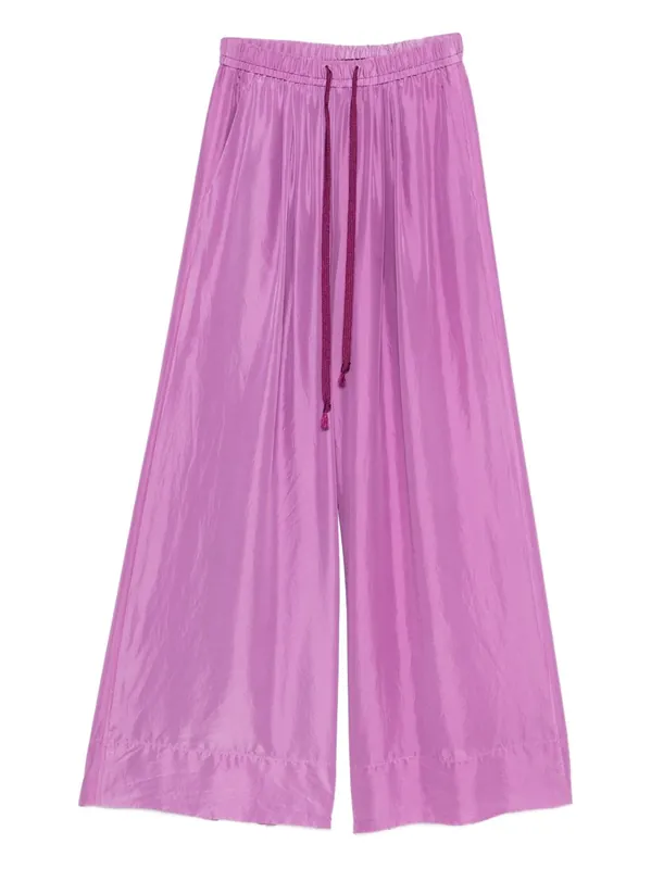 Silk Drawstring Trousers - Forte_Forte