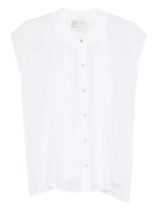 Voile Cotton And Silk Shirt - Forte_Forte