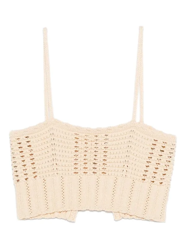 Knitted Bralette Top - Forte_Forte