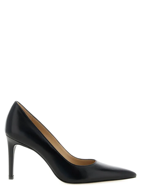 Stuart Power Pumps Black - Stuart Weitzman