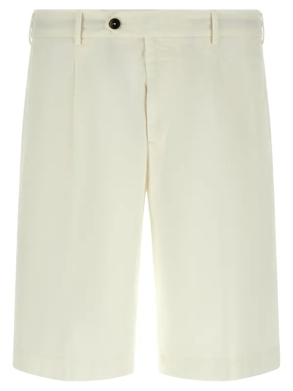 Stretch Cotton Bermuda Shorts Bermuda And Short White - PT Torino