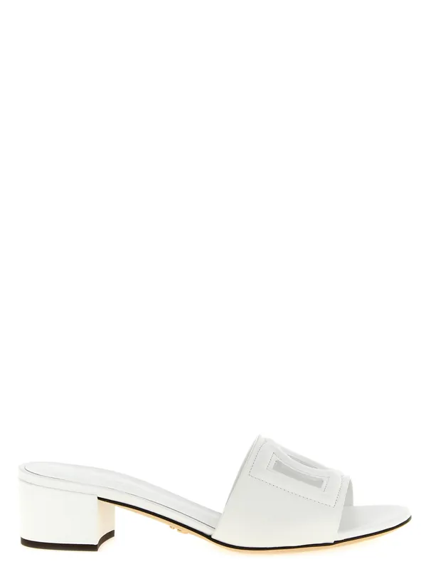 Dg Sandals White - Dolce & Gabbana