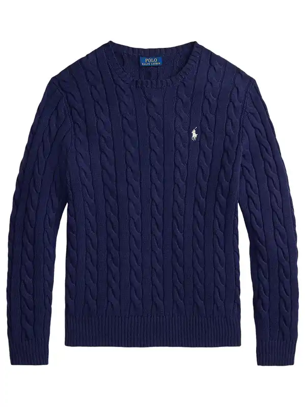 Cable-Knit Cotton Jumper