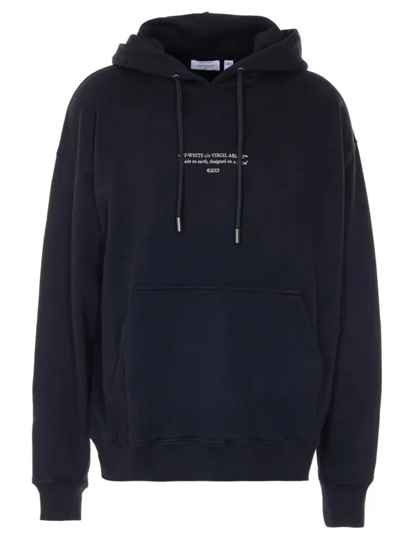 Statement Skate Cotton Hoodie - Off-White