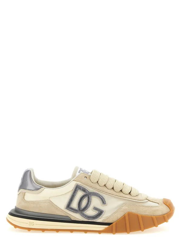 Dg Athletic Sneakers Silver - Dolce & Gabbana