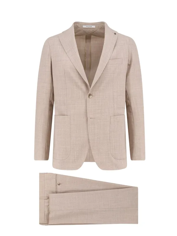 Virgin Wool And Silk Suit - Tagliatore
