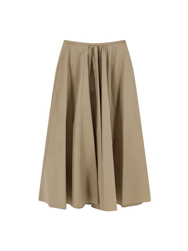 Cotton Long Skirt - Aspesi
