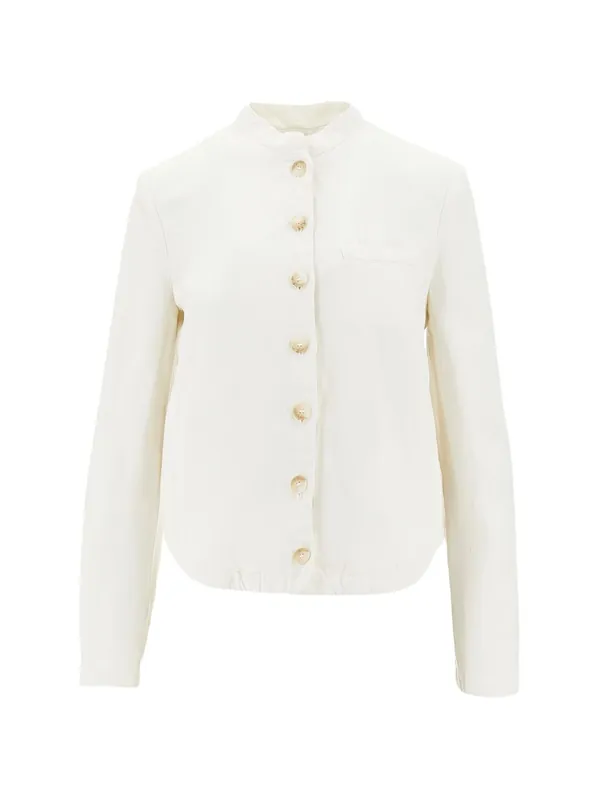Linen Blend Jacket - Emporio Armani