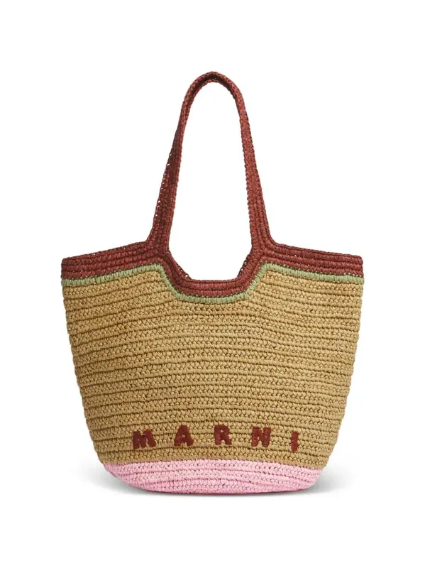 Seaside Woven Tote Bag - Marni