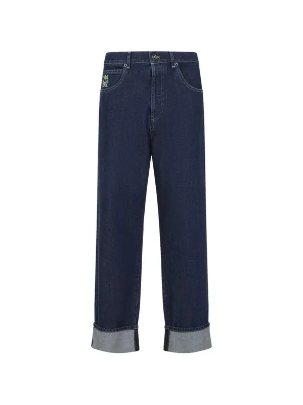 Embroidered Jeans - Marni