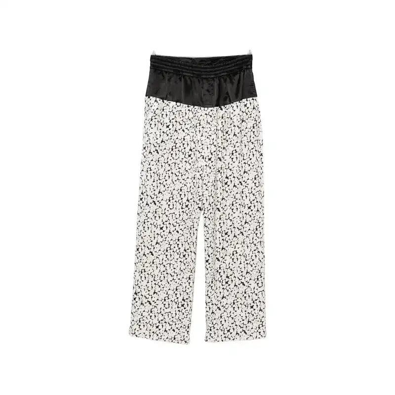 Pants Black, White - Dries Van Noten