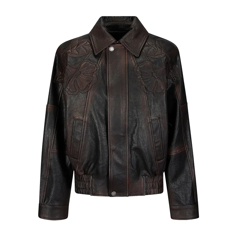 Leather Outerwears Black, Brown - Golden Goose