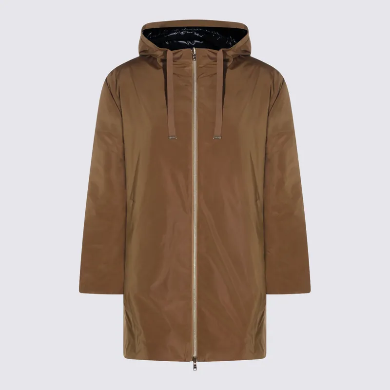 Coats Camel/Navy - Herno