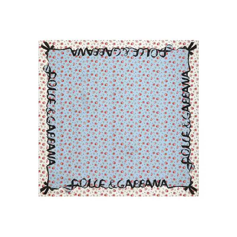 Scarves Blue, White - Dolce & Gabbana