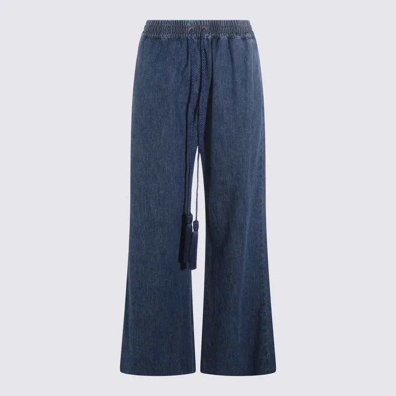 Trousers Medium Blue - Valentino Garavani