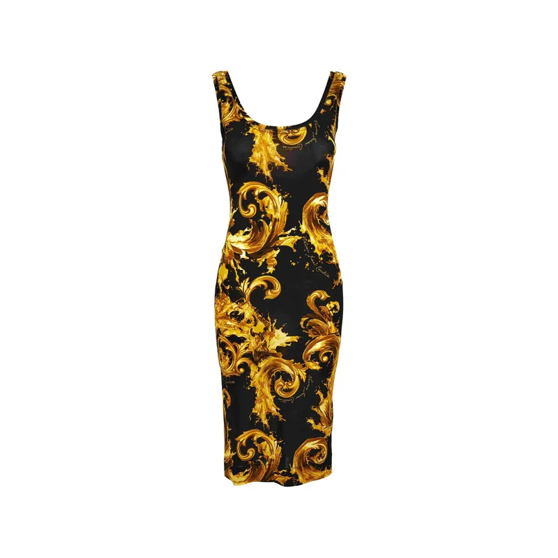 Dresses Black, Gold - Versace