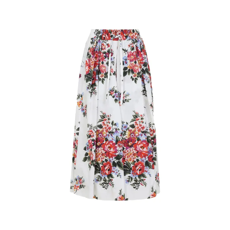 Skirts White, Red - Dolce & Gabbana