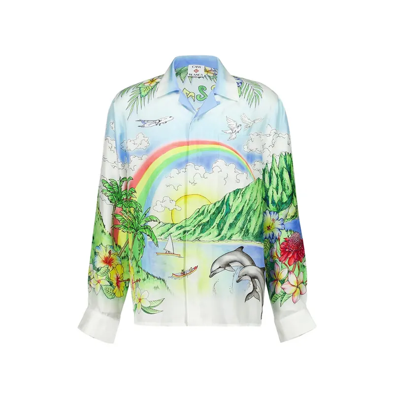 Shirts White, Green - Casablanca