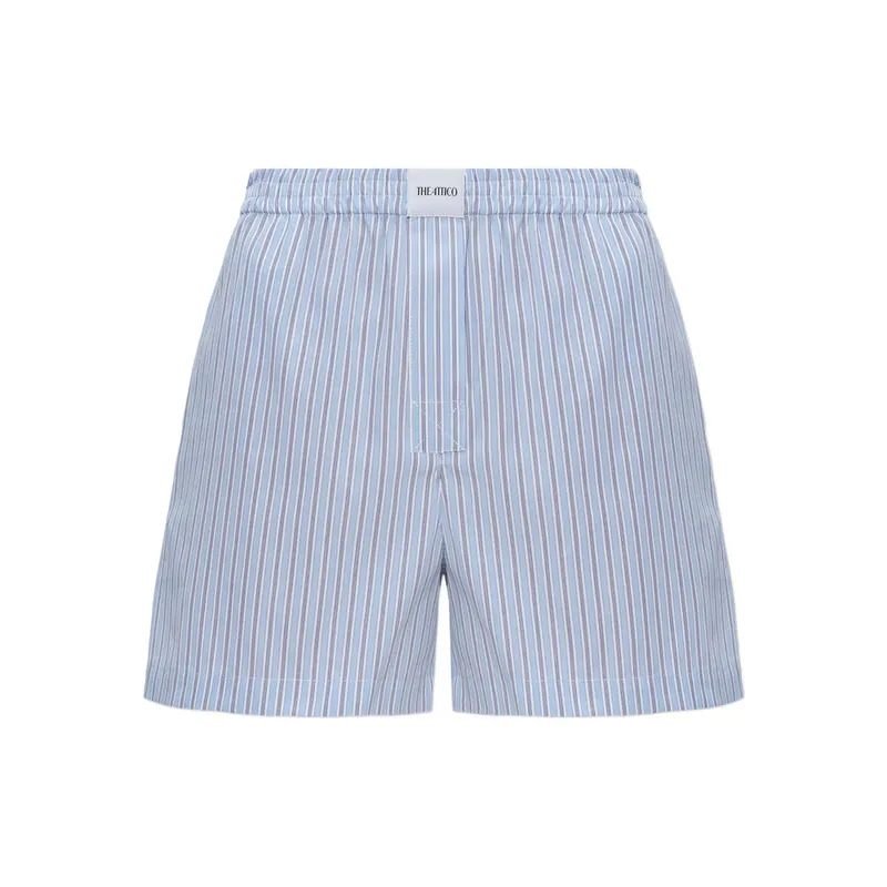 Pants Blue, White - The Attico