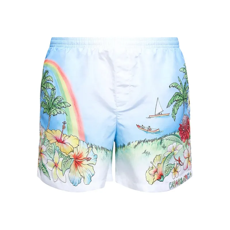 Beachwear Blue, White - Casablanca