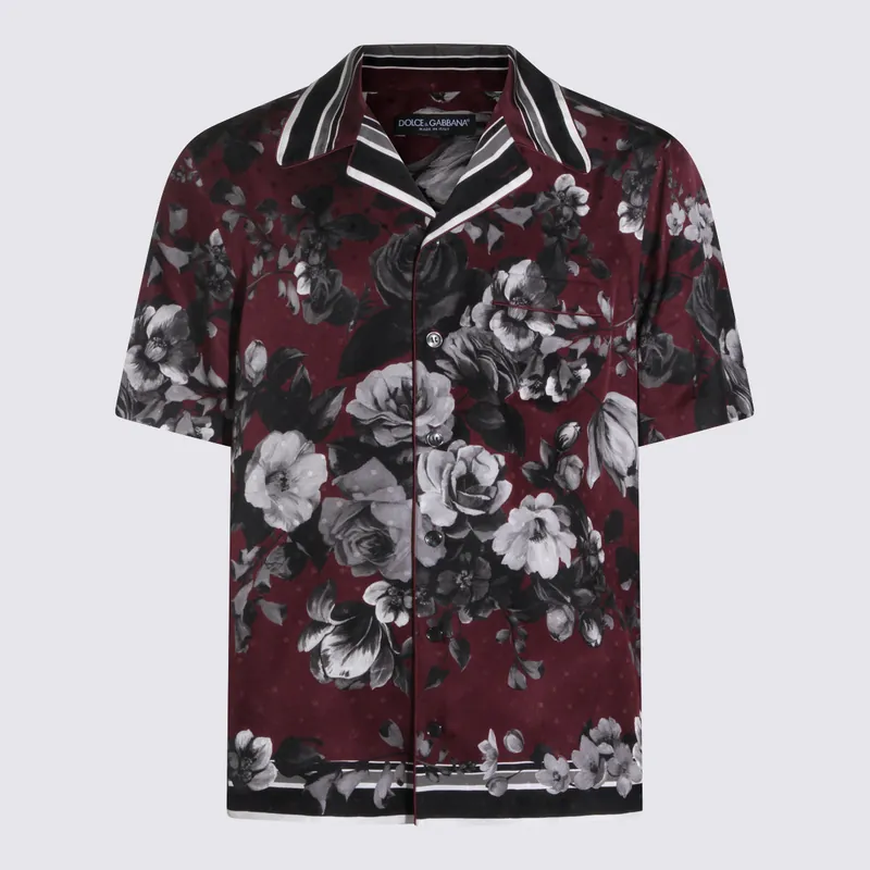 Shirts Bordeauxblack - Dolce & Gabbana