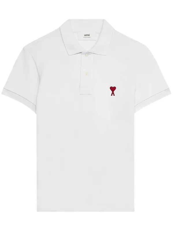Ami De Coeur Organic Cotton Polo Shirt - Ami Paris