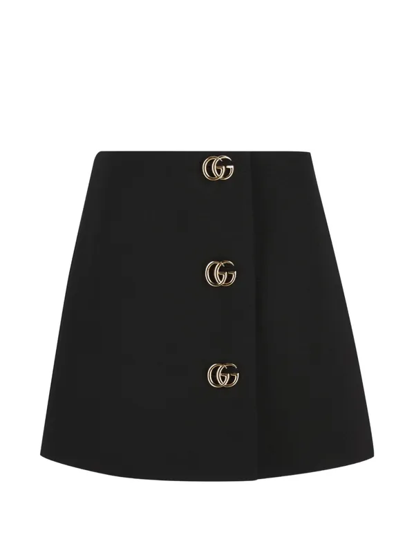 Wool Mini Skirt - Gucci