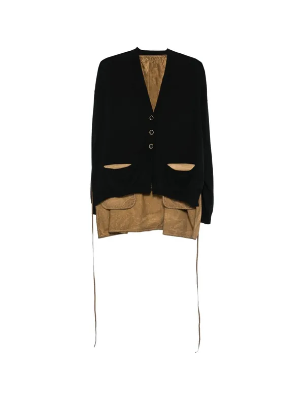 Cotton And Silk Cardigan - Uma Wang