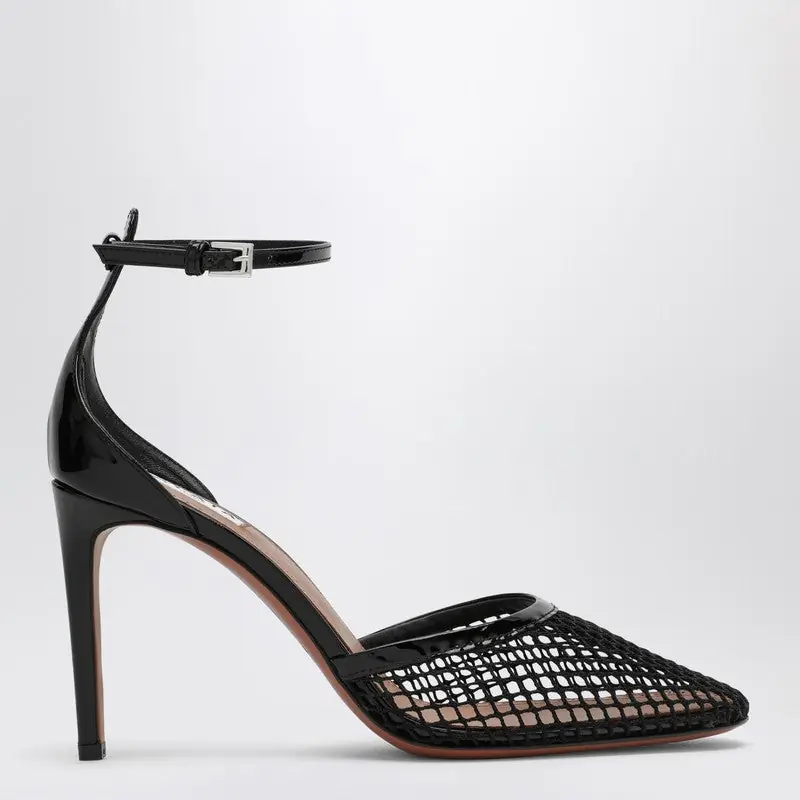 High Black Mesh Pumps - Alaïa