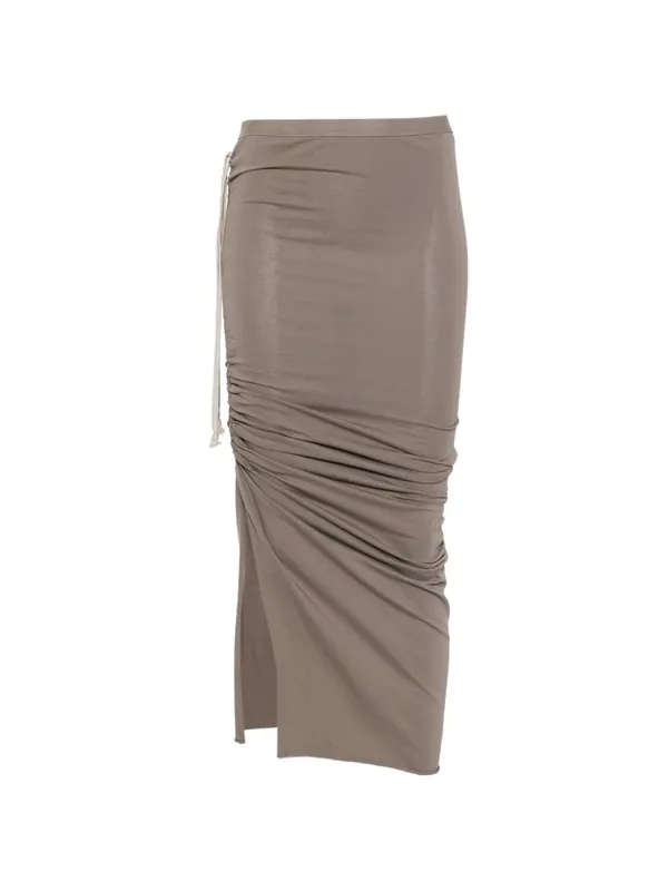 Cotton Long Skirt - Rick Owens